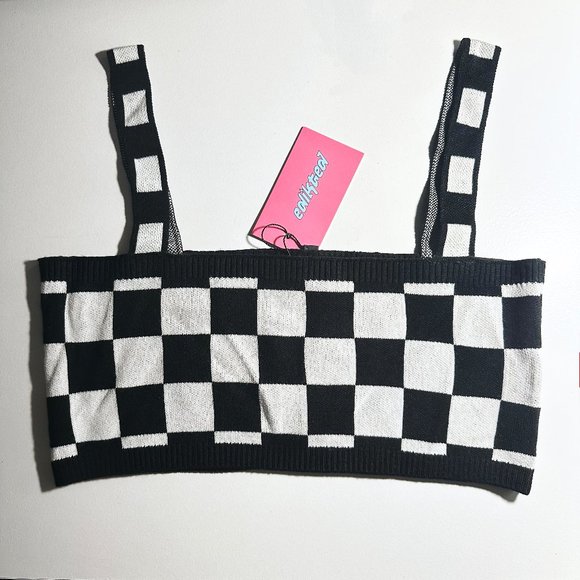 Edikted Checkered Top - Picture 3 of 3